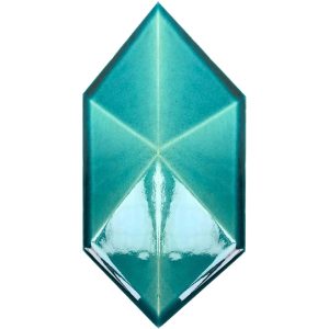 12,5×25 Turkuaz Piramit Diamond Altıgen Çini