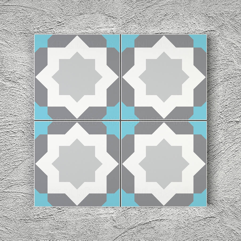 20x20 YÇ-39 Desenli Yer Çinisi