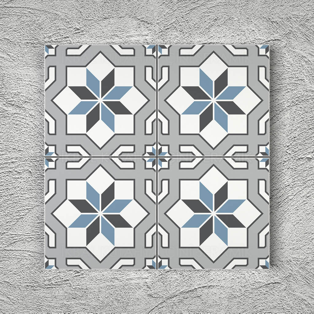 20x20 YÇ-52 Desenli Yer Çinisi