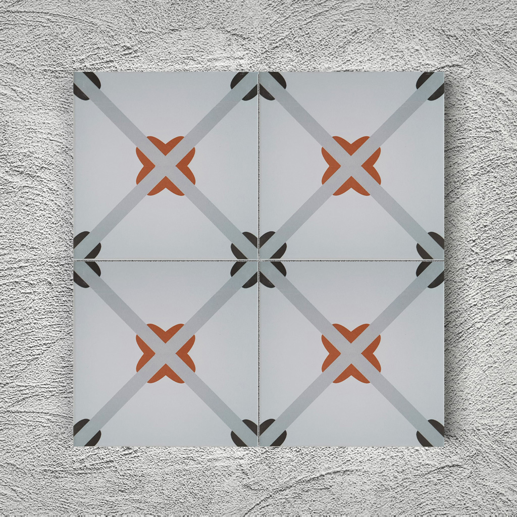 20x20 Papatya Porselen Yer Çinisi