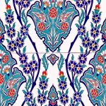 20x25 Cm Ac 1013 Karanfil Desen Çini Karo