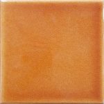 12,5x12,5 Cm Düz Karamel Çini Seramik Karo