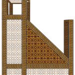 240x300 SP 89 Tek Taraflı Cami Minberi
