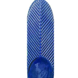 Kobalt Geçmeli Palm Life Yaprak Çini