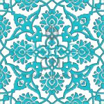 20x20 Cm SP 83 Mavi Beyaz İznik Rumi Çini
