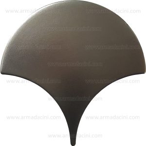 17x17 Mat Gümüş Balık Pulu Çini Karo