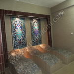 Spa Salonu El Dekoru Çini Dekorasyon Örneği