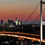 istanbul Bogazı Manzara resmi Dijital Baskı