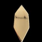 05X15 Cm Düz Yaprak Bronz Seramik
