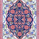 120x200 iznik cini desenli el dekor kutahya cinisi