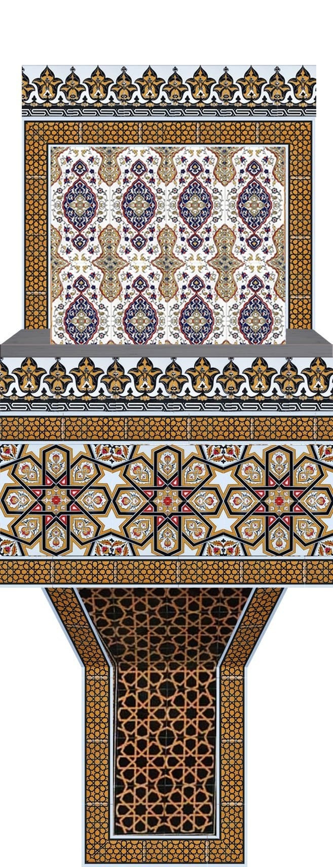 120X220 Köşeli Balkon Kürsü