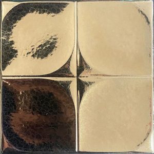 12,5x12,5 Cm Defakto Bronz Seramik Karo