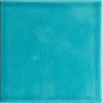 12,5x12,5 Cm Düz Turkuaz Çini Seramik Karo