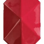 12,5x25 Cm Kırmızı Diamond Piramit Altıgen Çini Seramik