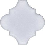 12x12 Ottoman Düz Arabesk Beyaz Çini