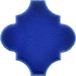 12x12 Ottoman Düz Arabesk Kobalt Çini