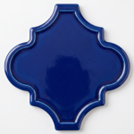 12x12 Ottoman Rölyefli Kobalt Çini