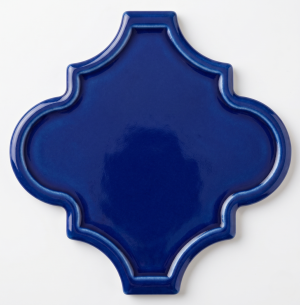 12x12 Ottoman Rölyefli Kobalt Çini