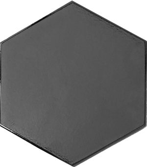15x17 Cm Düz Mat metalik Desen Altıgen Çini Karo