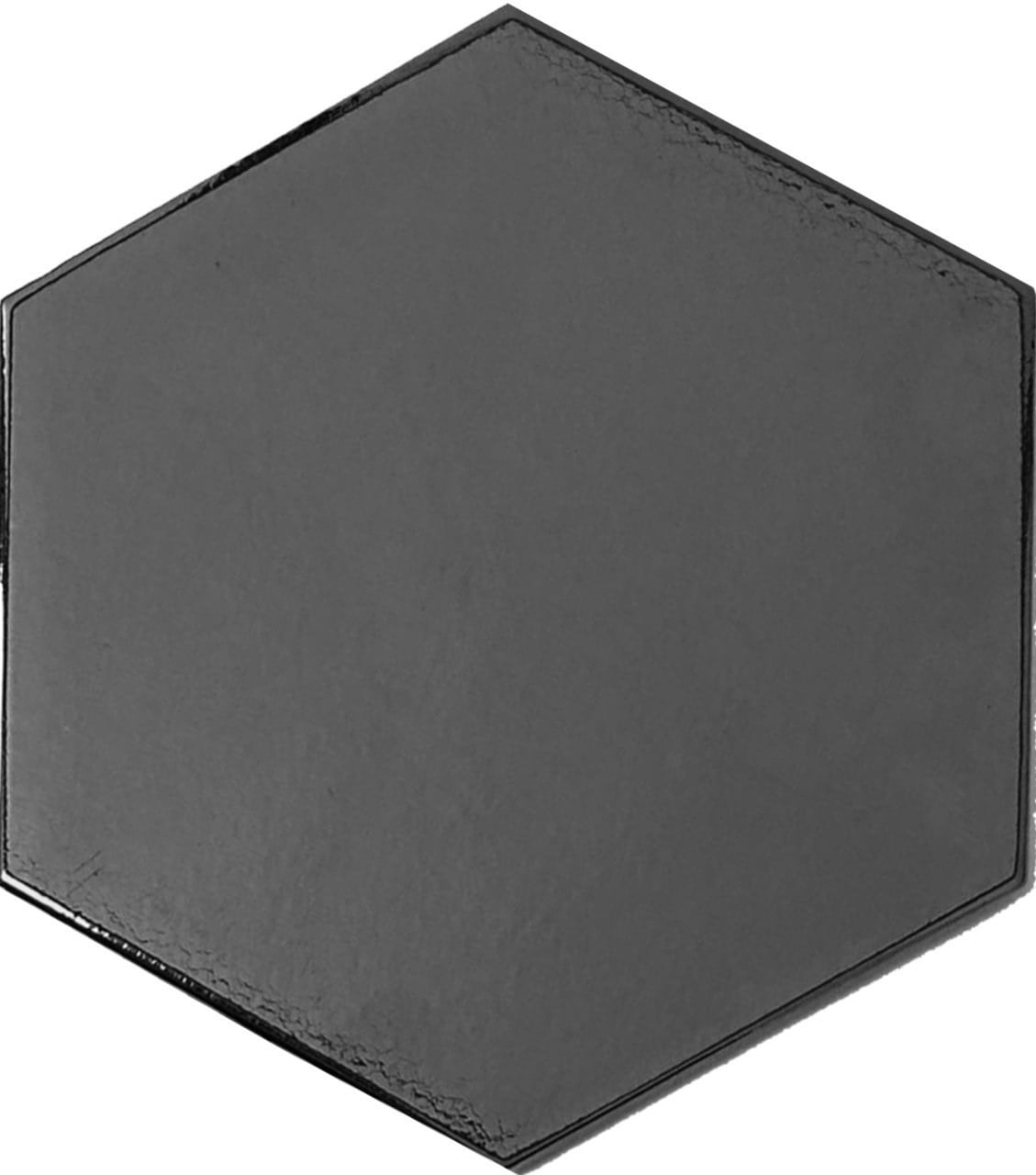 15x17 Cm Düz Mat metalik Desen Altıgen Çini Karo