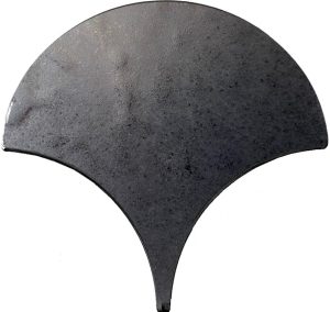 17x17 cm Mat Metalik Balık Pulu Seramik