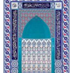 180x290 KS-26 Laleli Çini Mescit Mihrap Cami Mihrapları