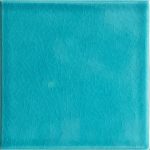 20x20 Cm Düz Turkuaz Çini Seramik Karo