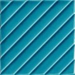 20x20 Cm Linea Turkuaz Modern Desenli Çini Seramik Karo