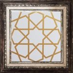 20x20 Cm SP 89 Beyaz Metalik Kütahya Çinisi Karo
