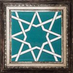 20x20 Cm SP 94 Yıldız Kütahya Çinisi Selçuklu Çini Karo