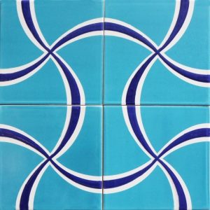 20x20 Cm SP 95 Modern Desen Kütahya Çini Karo