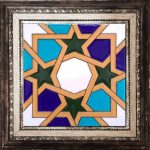 20x20 cm SP 99 Geometrik Tunus desenli Kütahya çinisi