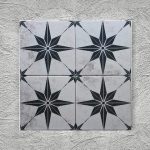 20x20 Cm YC1 Yıldız desen Yer Çinisi