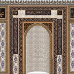 300x340 Sarı Ayetel kürsülü Mescit Mihrap Cami