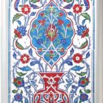 40x100 Cm ED 703 Saksılı Eldekoru Çini Pano