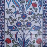 40x100 Cm ED 705 İki Sülünlü Eldekoru Çini Pano
