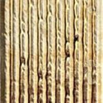 5X40  FLAT Çizgili Bronz Çini Seramik