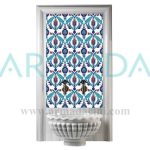 60x100 Cm Ac 2 Kırmızı Lale Serigraf Türk Hamamı Pano