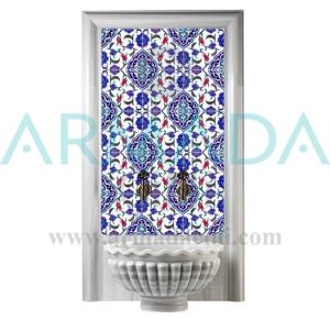 60x100 Cm Ac 44 Osmanlı Serigraf Türk Hamamı Pano