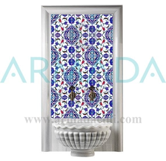 60x100 Cm Ac 44 Osmanlı Serigraf Türk Hamamı Pano