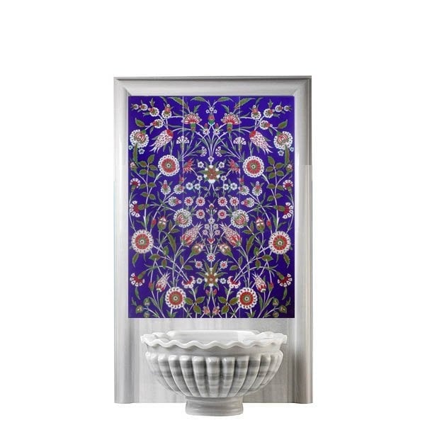 75x99 İznik Desenli Kütahya Çini Pano