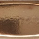 7x21 Cm Elips Bronz Çini Seramik