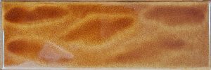 7x21 Cm Gölgeli Karamel Çini Seramik