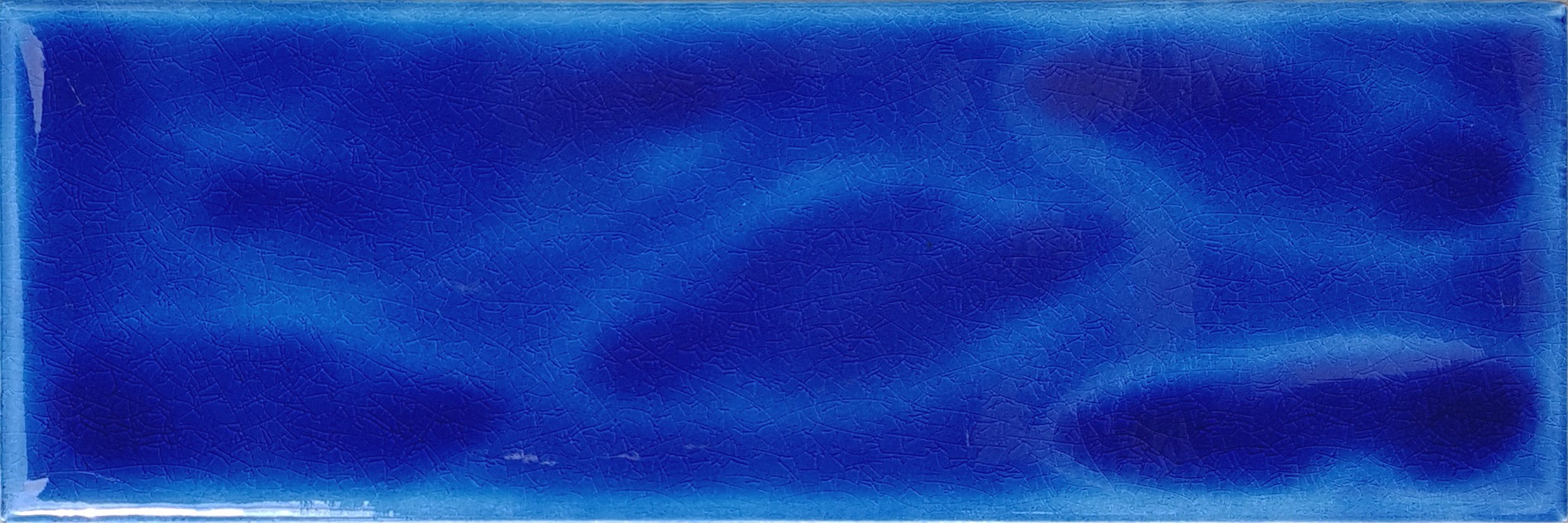 7x21 Cm Gölgeli Kobalt Çini Seramik