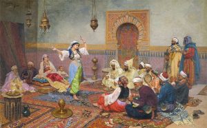 80x140  Osmanlı Türk Hamamı Dansöz Digital Baskı Pano