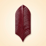 9X20 Palm Life Bordo Çini Seramik
