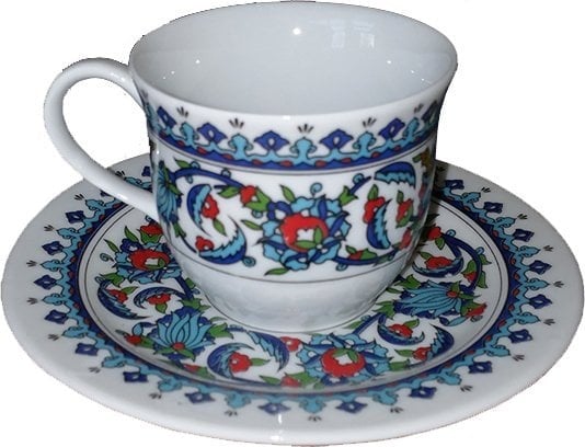 Ar 647 Topkapı Porselen Fincan Takımı Kadife Kutulu 6 LI