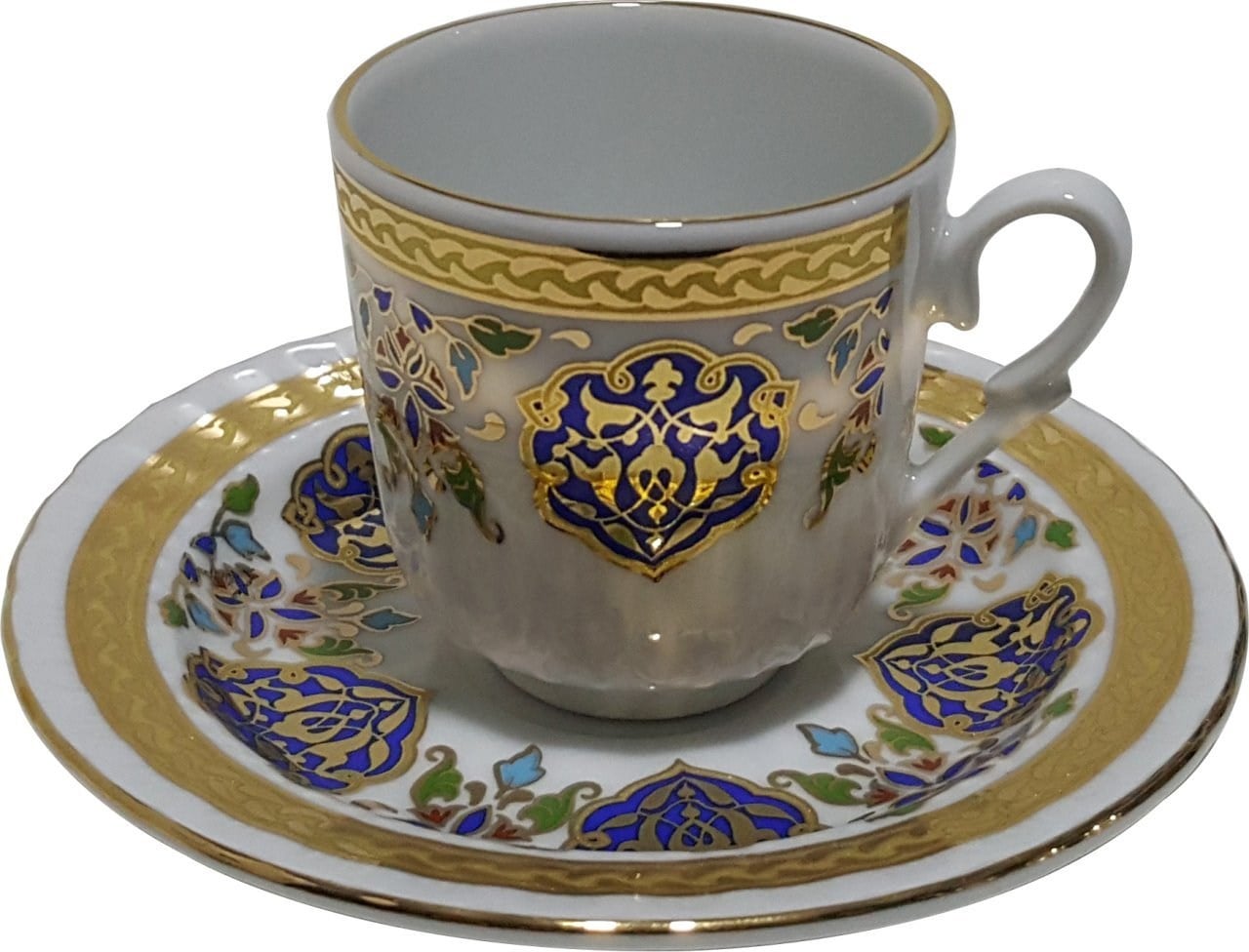 Ar 678 Altın Yaldızlı madalyon 6 lı Fincan Takımı