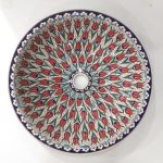 Lalezar Desenli El Yapımı Tezgah Üstü Çini Lavabo