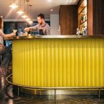 10X100 Bar Önü Sarı Çini Seramik